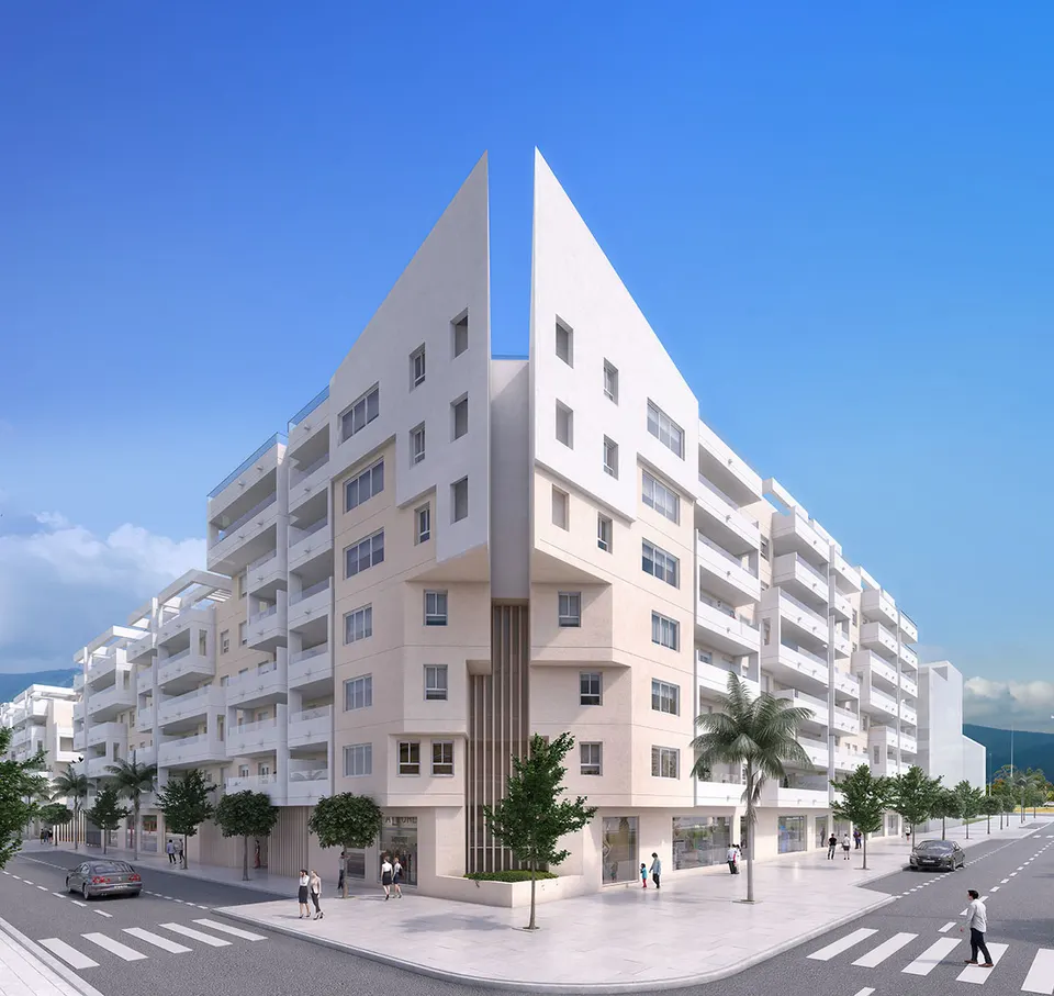 Apartamenty z basenem na dachu w Marbelli — zdjęcie