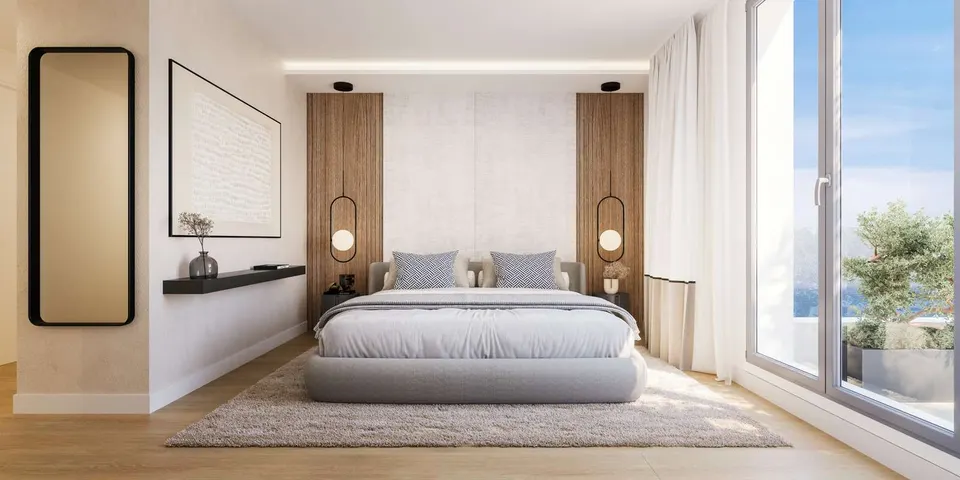 Penthouse z widokiem na morze w Manilvie — zdjęcie