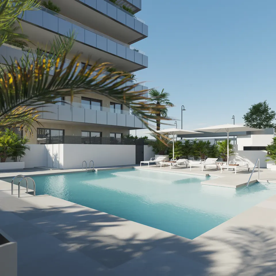Apartamenty z tarasami w Mijas — zdjęcie