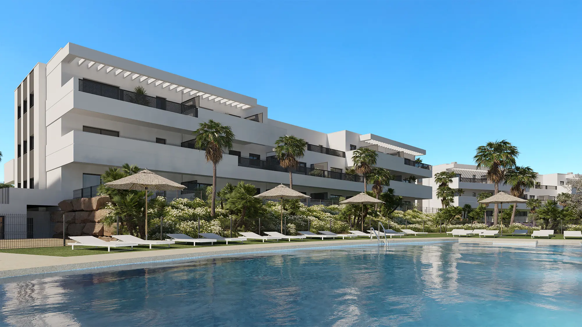 Apartamenty z basenem w Esteponie