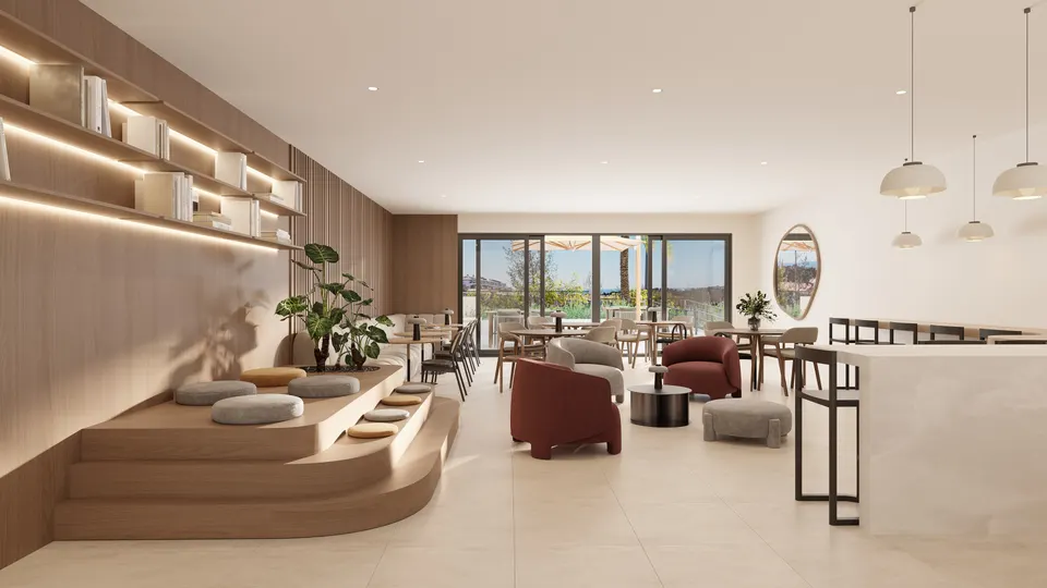 Apartamenty z widokiem na morze w Mijas Costa — zdjęcie