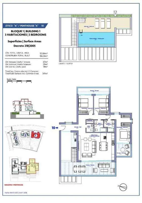 Penthouse z prywatnym basenem w Esteponie — zdjęcie