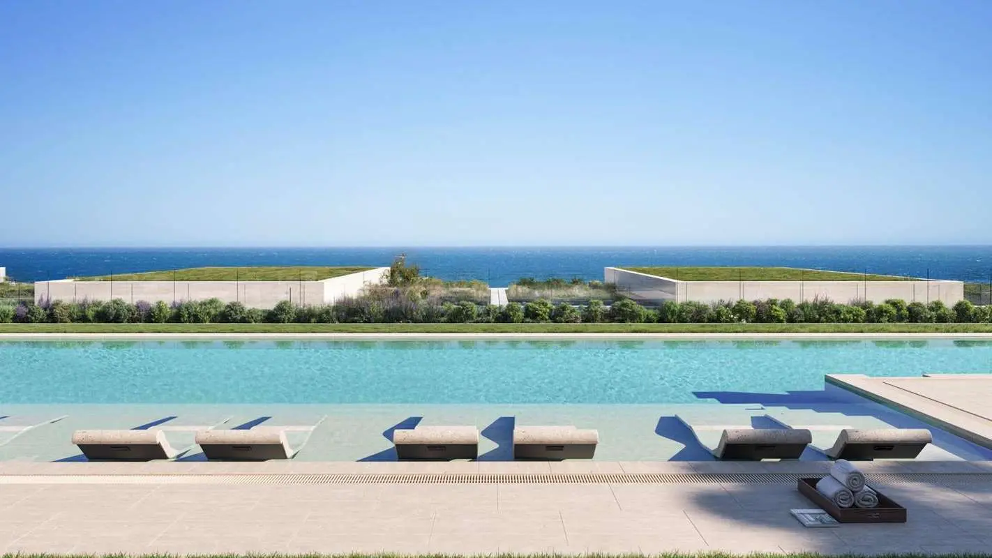 Penthouse z widokiem na morze w Manilva