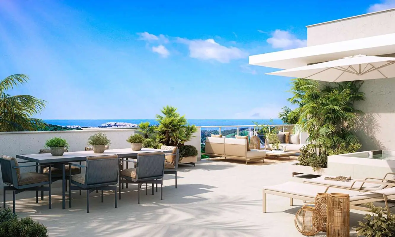 Penthouse z tarasem w Casares
