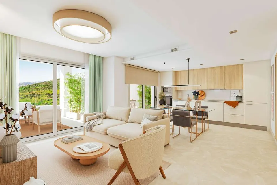 Penthouse z widokiem na morze w Mijas — zdjęcie