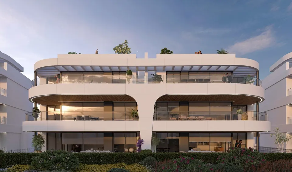 Apartamenty z basenem w Esteponie — zdjęcie
