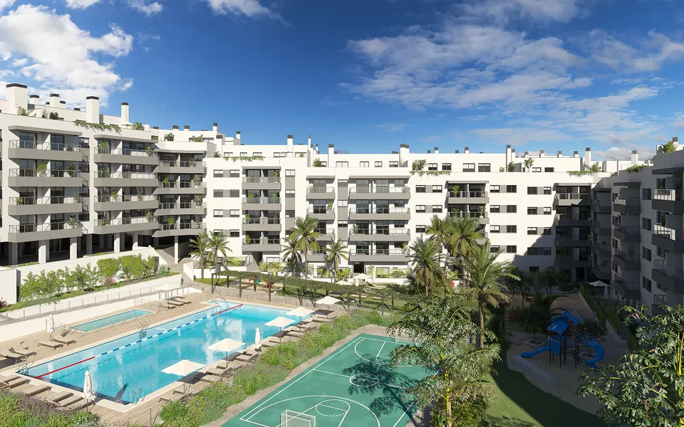 Apartamenty z tarasami w Mijas — zdjęcie