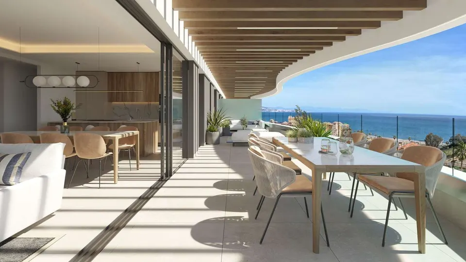 Apartament z widokiem na morze w Mijas — zdjęcie