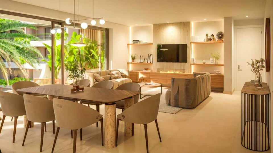 Apartament z prywatnym ogrodem w Marbelli — zdjęcie