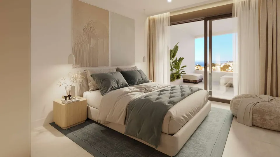 Apartamenty z widokiem na morze w Benalmádena Pueblo — zdjęcie