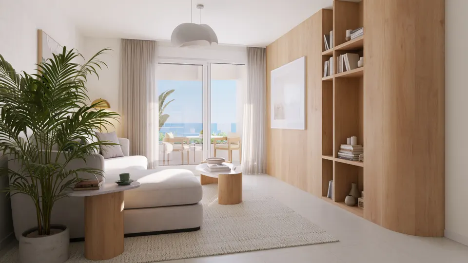 Apartamenty z widokiem na morze w Benalmádena — zdjęcie