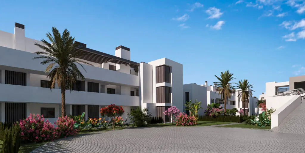 Apartamenty z widokiem na pole golfowe w San Roque
