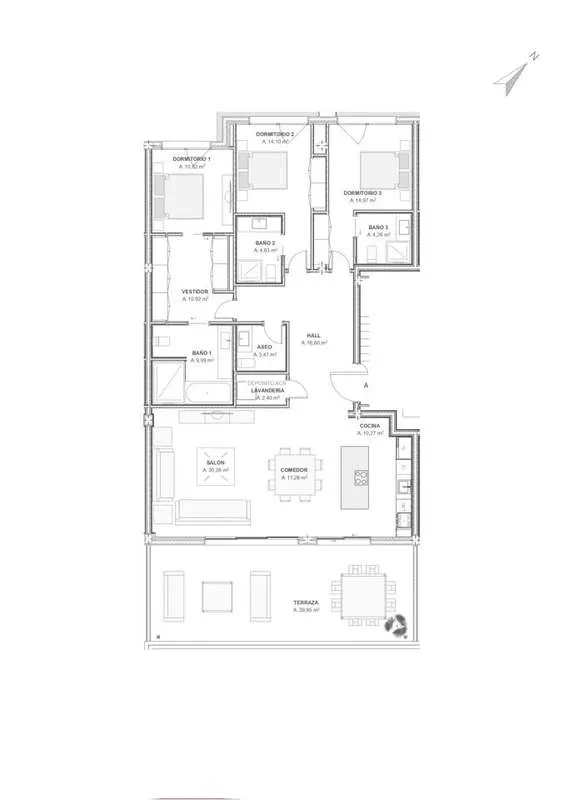 Penthouse z widokiem na morze w Esteponie — zdjęcie