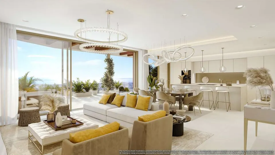Penthouse z widokiem w Marbelli — zdjęcie