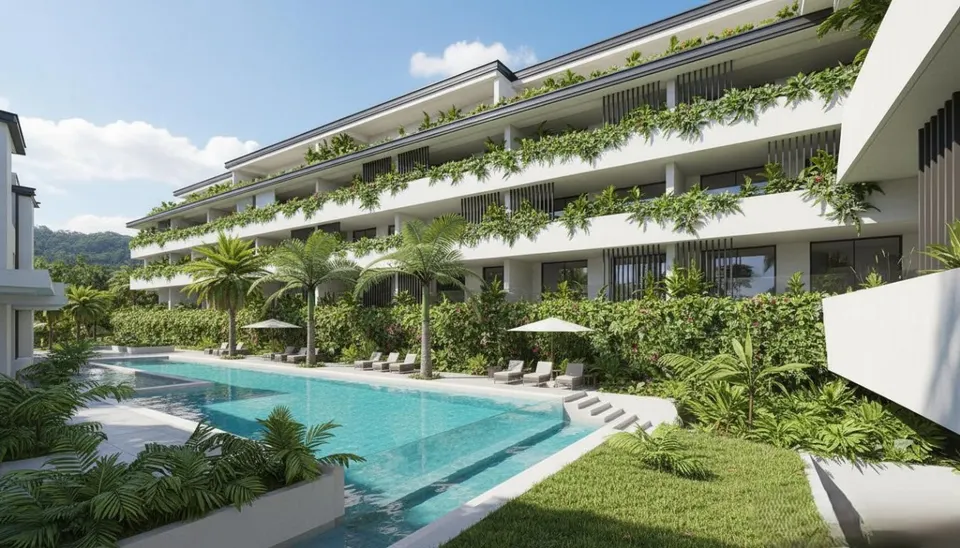 Apartamenty z widokiem na morze w Mijas Costa — zdjęcie