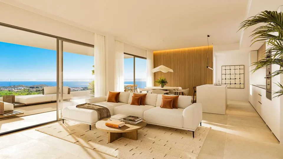 Penthouse z widokiem na morze w Mijas — zdjęcie