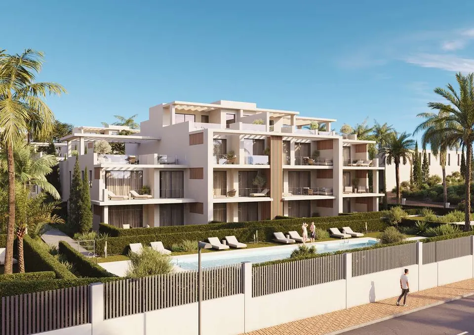 Apartament z widokiem na morze w Esteponie — zdjęcie