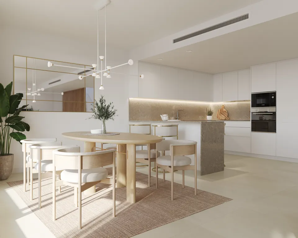 Apartamenty z widokiem na morze w Esteponie — zdjęcie
