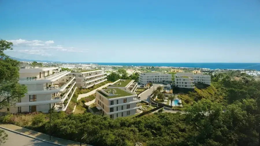 Apartamenty z widokiem na morze w Esteponie — zdjęcie