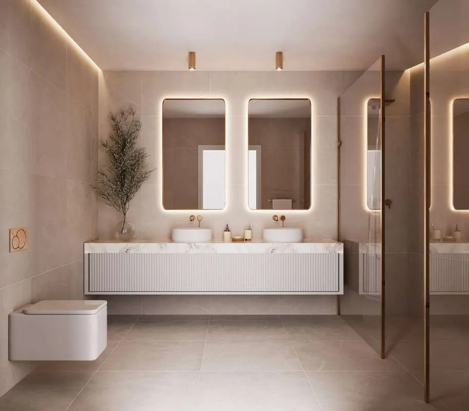 Apartament z wysokiej jakości materiałów w Marbelli — zdjęcie
