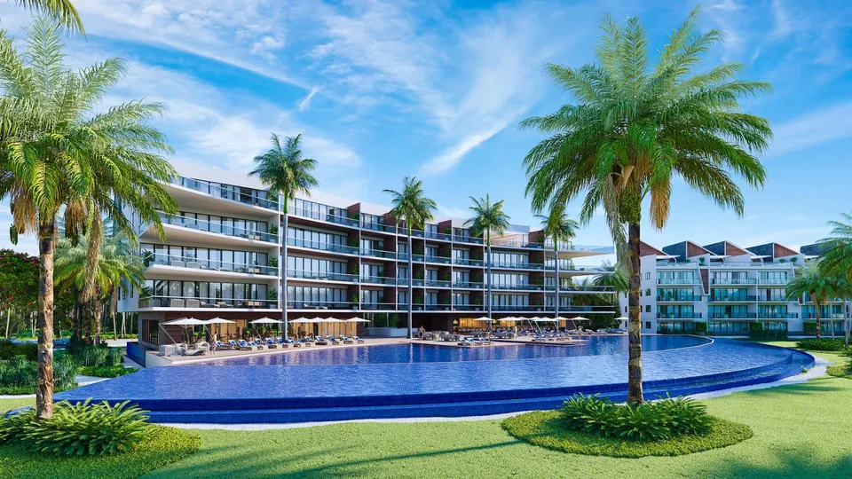 Apartamenty z prywatną laguną i plażą — zdjęcie