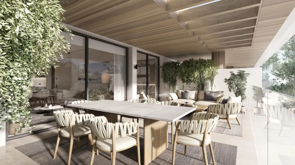 Apartamenty przy plaży w Esteponie — zdjęcie