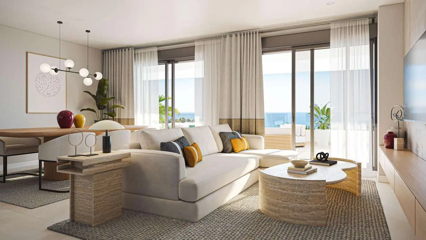 Apartament z ogrodem w Esteponie