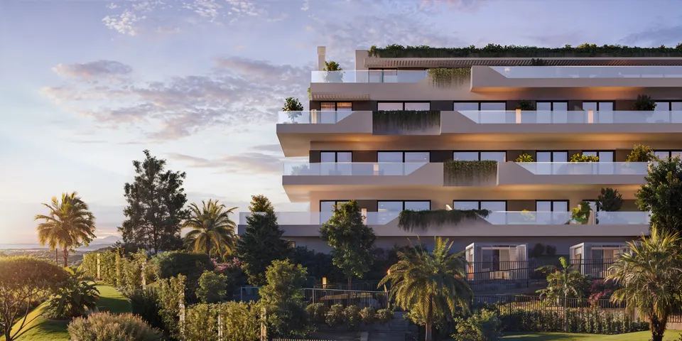 Apartamenty z widokiem na morze w Mijas Costa — zdjęcie