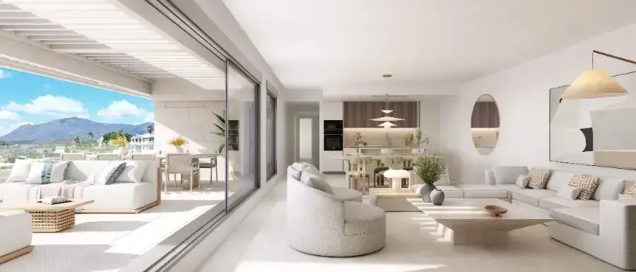 Apartamenty z widokiem na morze w Esteponie