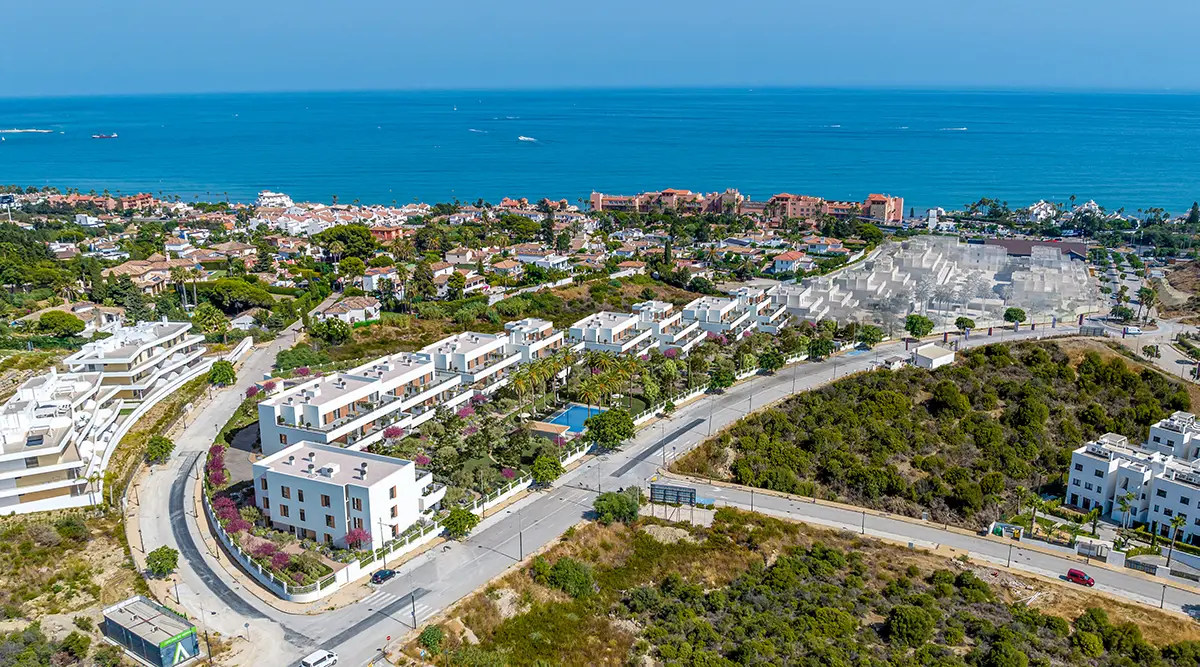 Apartamenty z widokiem na morze w Esteponie