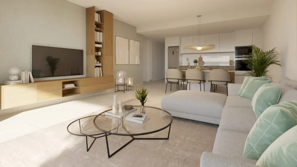 Apartamenty z widokiem na morze w Esteponie — zdjęcie
