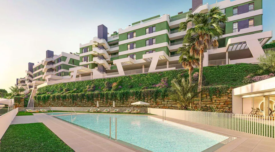 Apartament z prywatnym tarasem w Mijas — zdjęcie
