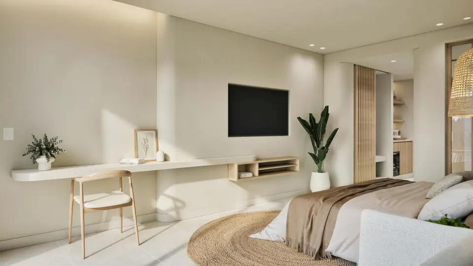 Ekskluzywne apartamenty eco-chic nad jeziorem — zdjęcie