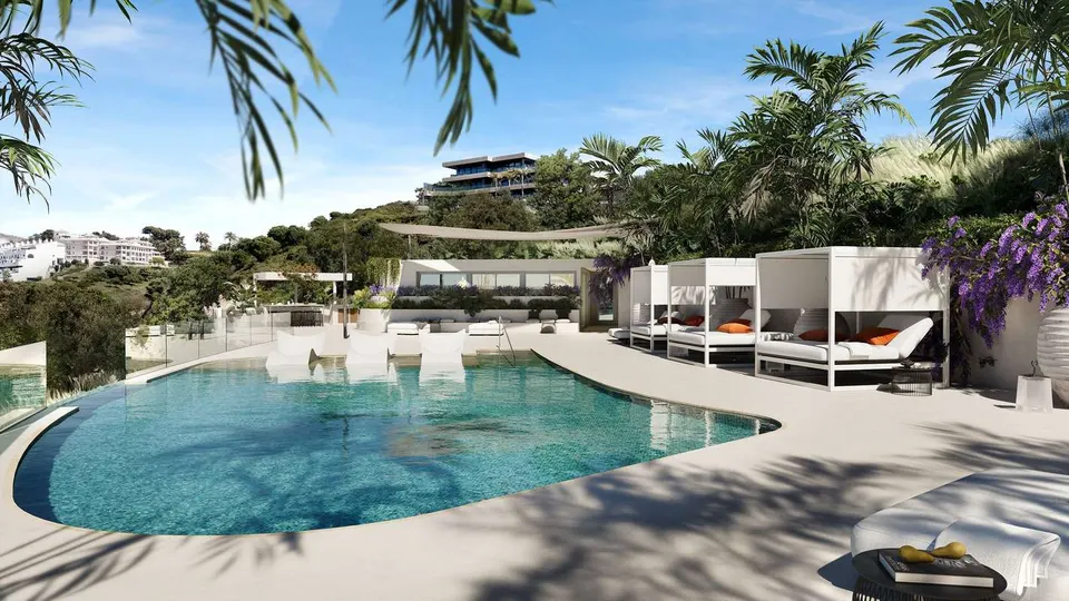 Penthouse blisko morza w Benalmádena — zdjęcie