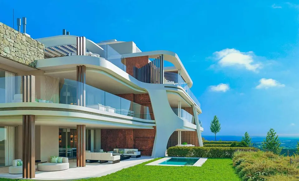 Penthouse z basenem w Benahavís — zdjęcie