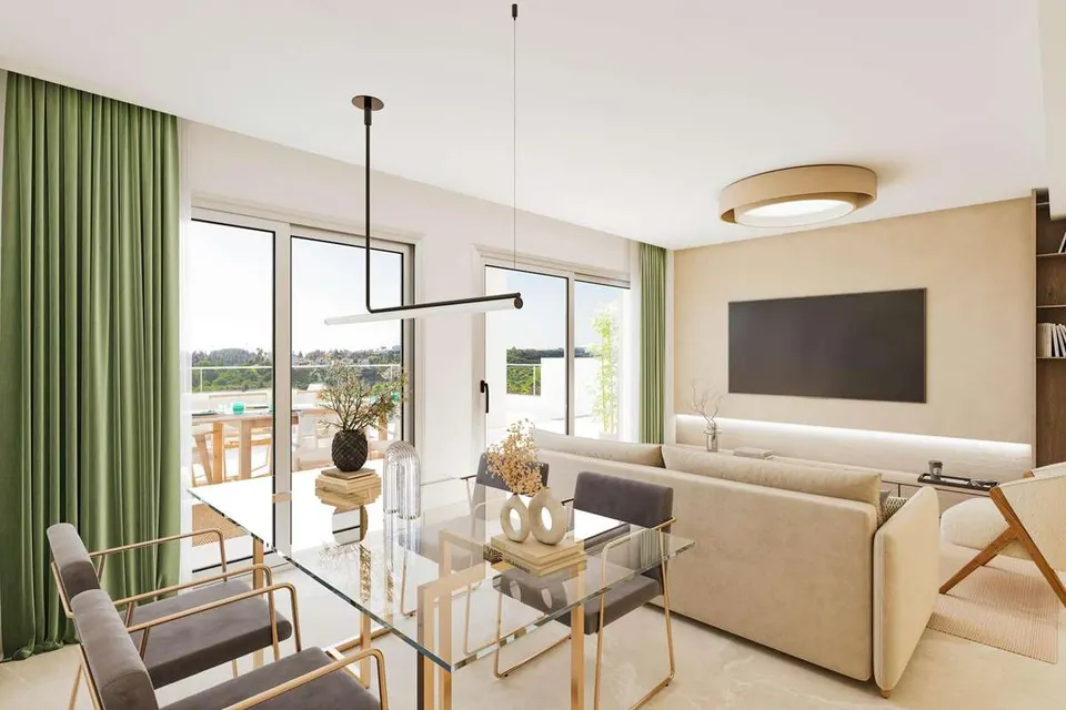 Penthouse z widokiem na morze w Mijas — zdjęcie
