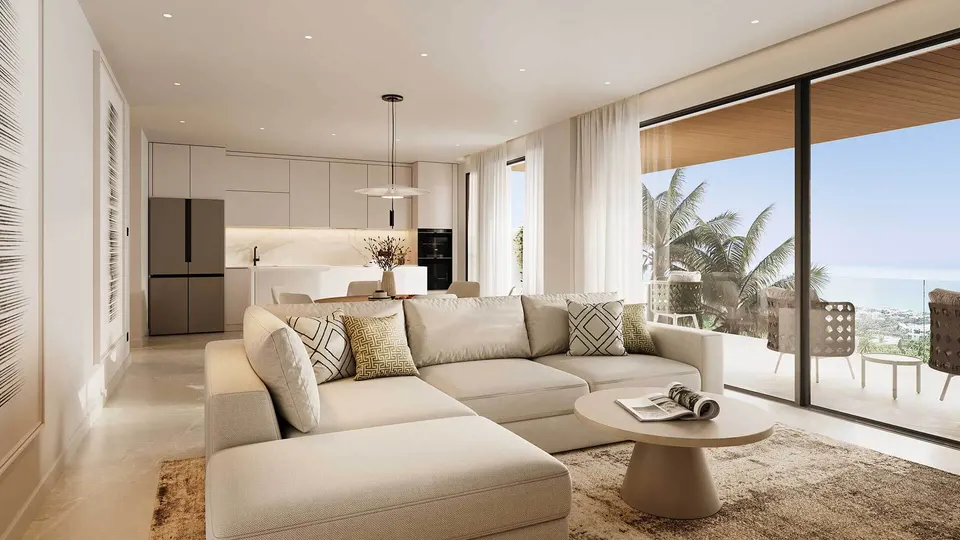 Apartamenty z widokiem na morze w Mijas Pueblo — zdjęcie