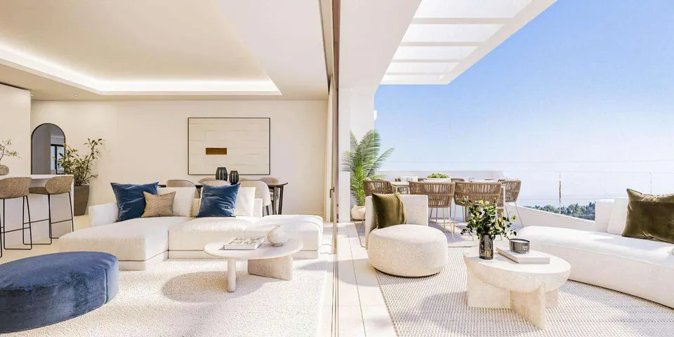 Apartament z widokiem na pole golfowe w Mijas — zdjęcie