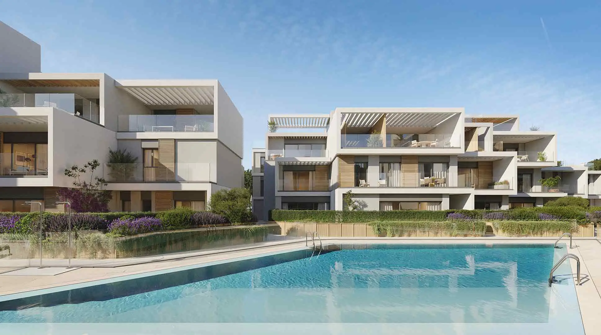 Apartamenty z andaluzyjskim patio w Nueva Andalucía