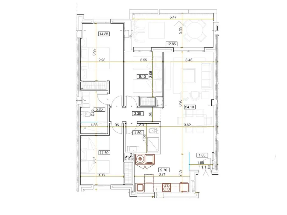 Apartament z tarasem w Marbelli — zdjęcie 2 z 16
