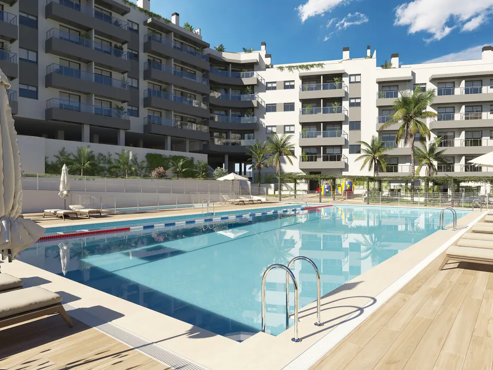 Apartamenty z tarasami w Mijas — zdjęcie