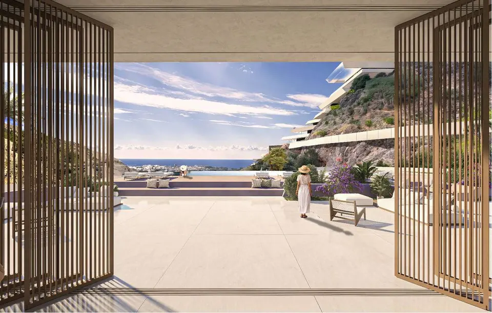 Apartamenty z widokiem na morze w Benalmádena — zdjęcie