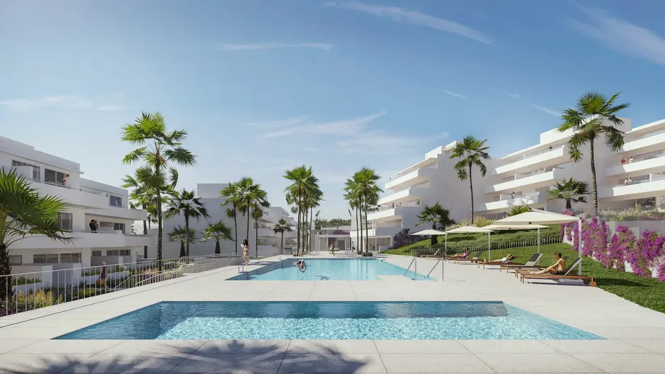 Apartamenty z tarasem w Esteponie — zdjęcie