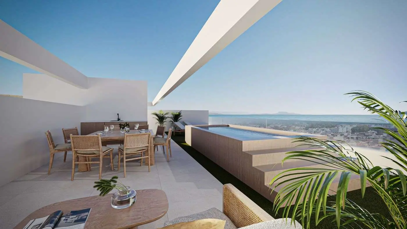 Apartament z tarasami w Marbelli