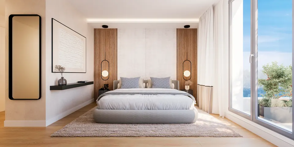 Apartamenty z widokiem na morze w Manilvie — zdjęcie