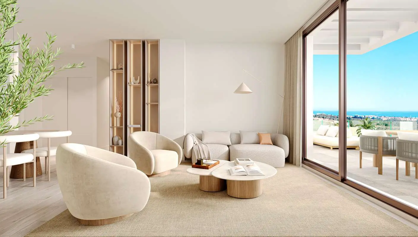 Penthouse z widokiem w Mijas