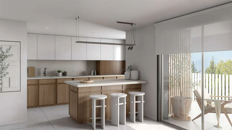 Apartamenty z widokiem na morze i góry w Esteponie — zdjęcie