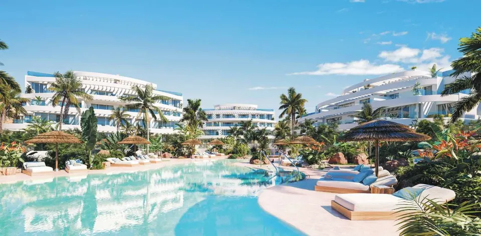 Apartamenty z widokiem na morze w Mijas Costa — zdjęcie