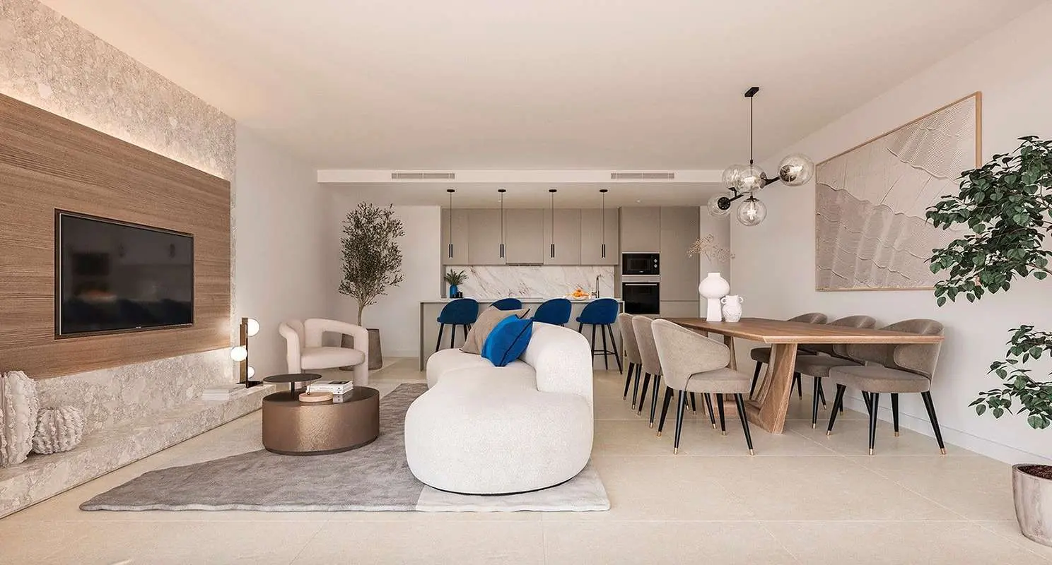 Apartament z ogrodem w Esteponie