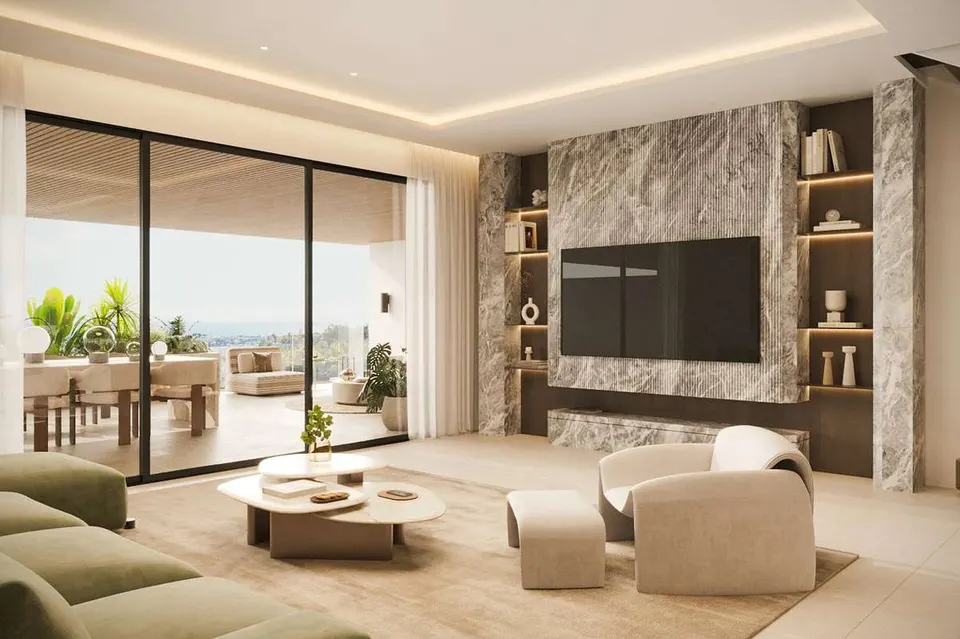 Penthouse z solarium w Esteponie — zdjęcie
